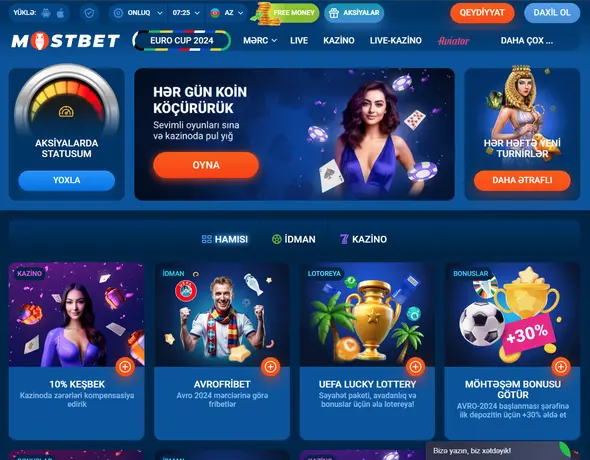 Mostbet-in Aktiv Bonusları Siyahı