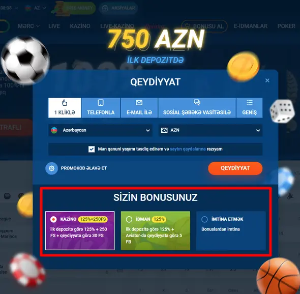 Mostbet Qeydiyyatdan keçin bonusunuzu